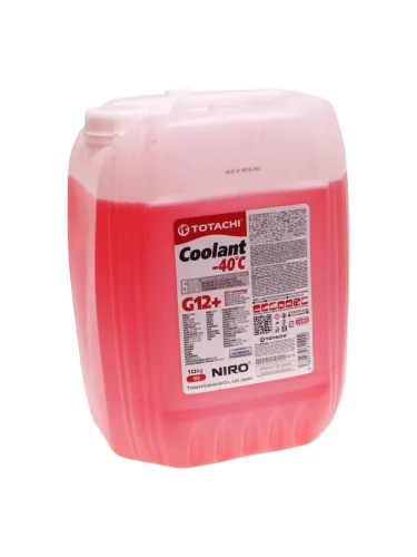 Антифриз красный -40C 10кг G12+ NIRO Coolant TOTACHI