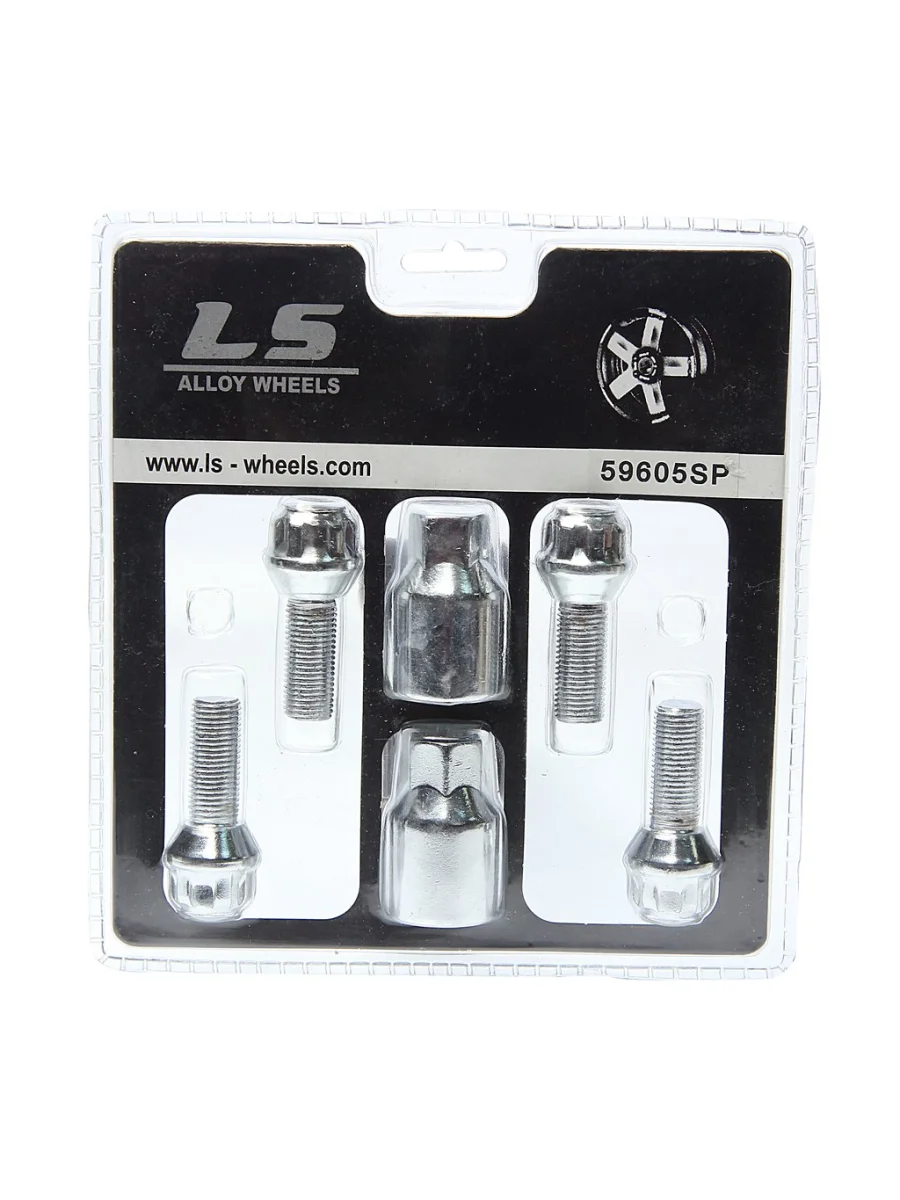 Болт колеса М12х1.25х29 секретки конус 2 ключа LS WHEELS  в Самаре Самарской области