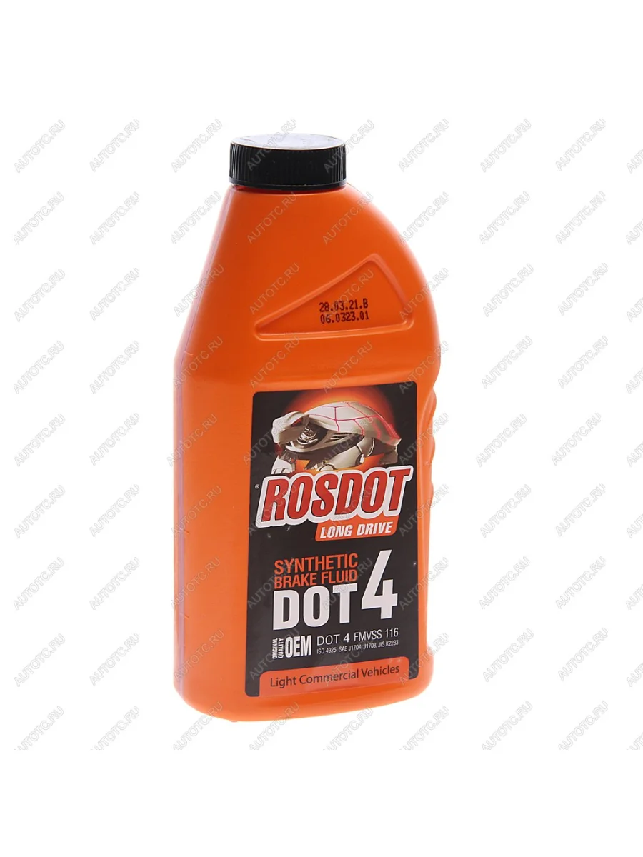 Жидкость тормозная DOT-4 455г LONG DRIVE ROSDOT с доставкой в г. Кемерово