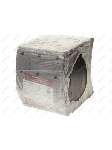 Накладка тормозной колодки ПАЗ-3204 (-14) свер. расточ. компл. (8 шт. толщ. 17.510.5) с заклеп. АТИ