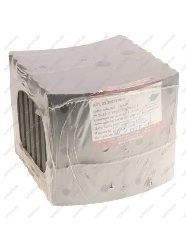 Накладка тормозной колодки ПАЗ-3204 (14-) свер. расточ. компл. (8 шт. толщ. 20мм) с заклеп. АТИ