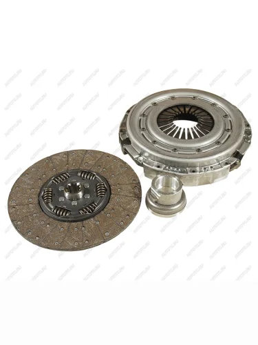 Сцепление КАМАЗ-4307 (КПП ZF S5-42 дв.CUMMINS B3.90-140CIV-1) в сборе MEGAPOWER