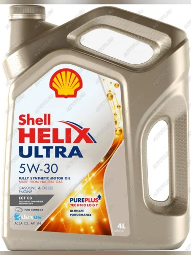 Масло моторное HELIX ULTRA ECT 5W30 C3SN синт.4л SHELL