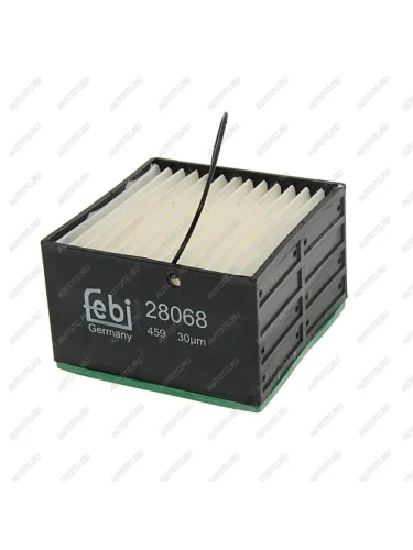 Фильтр топливный MAN сепаратора квадратный (88х88х55мм для SEPAR200010 с подогревом) FEBI