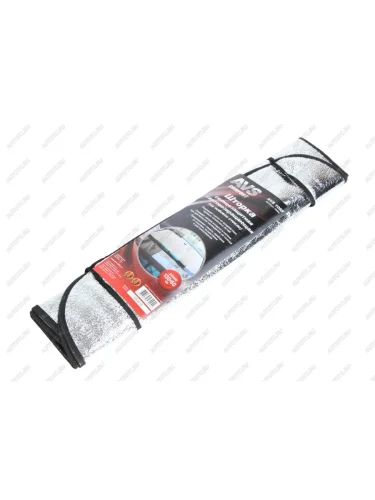 Шторка автомобильная для лобового стекла 130х60см светоотражающая AVS