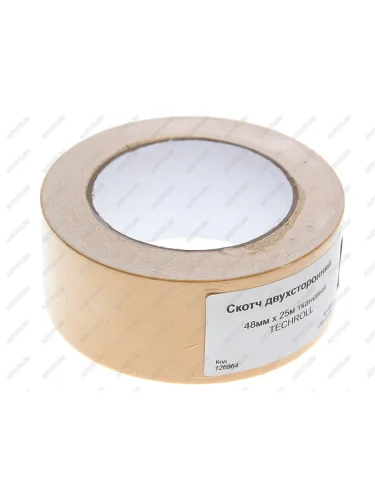 Скотч двухсторонний 48ммх25м TECHROLL
