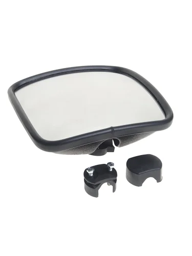 Зеркало боковое КАМАЗ МАЗ широкоугольное сферическое без обогрева(дополнит.)24V 227х227 ОАО МАЗ-БЕЛО