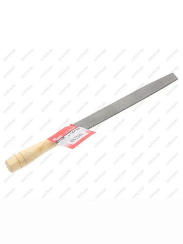 Напильник плоский 200мм №1 деревянная ручка КУРС