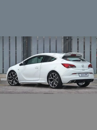Пластиковые накладки порогов Фанат Тюнинг Opel Astra J GTC (2011-2018)