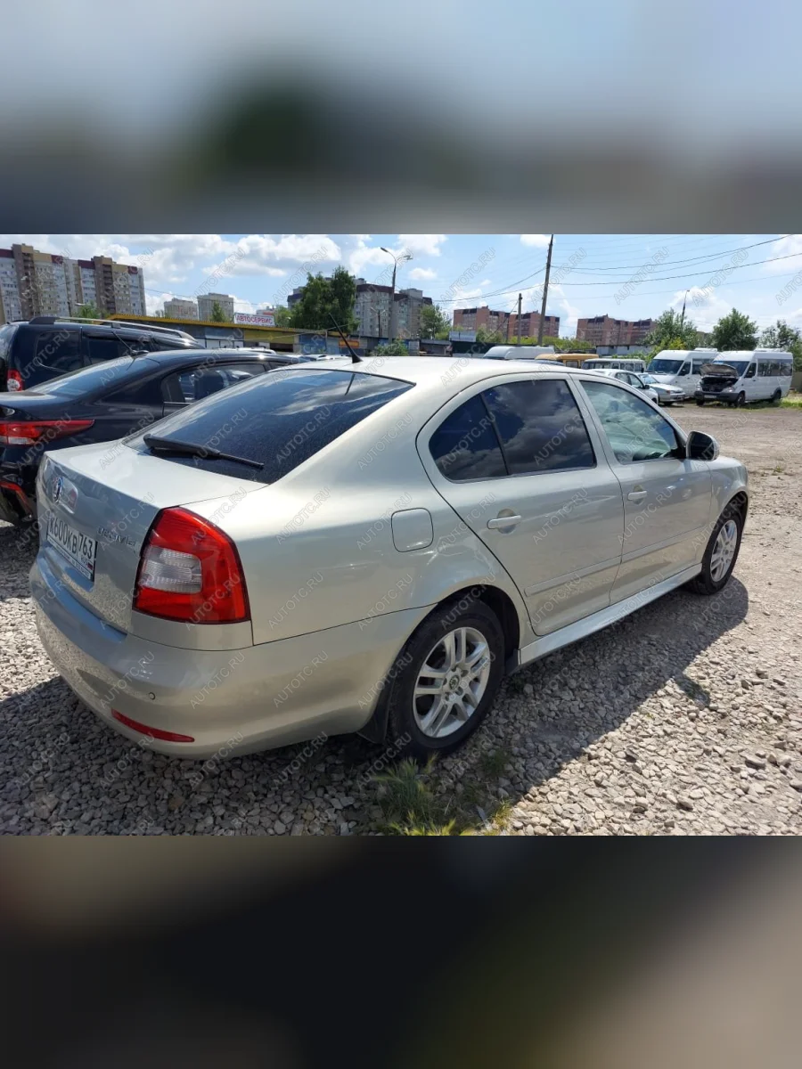 Пластиковые накладки порогов Фанат Тюнинг Skoda Octavia A5 дорестайлинг универсал (2004-2008) (неокрашенные (глянец под окраску))  в Керчи Республика Крым