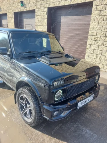 Воздухозаборник на капот Фанат Тюнинг Лада Нива 4х4  2121 - нива 4х4 ( 2131,  2329,  2121-80,  2121 Бронто,  2121,  2121 (Legend))