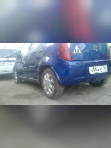 Пластиковые накладки порогов Фанат Тюнинг Chery Kimo  A1 (2008-2014) хэтчбэк