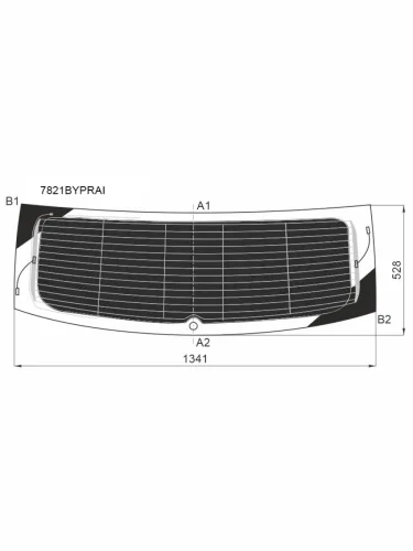 Стекло заднее (Затемненное Обогрев Антенна) Skoda Karoq 17-  Volkswagen Taos 20-