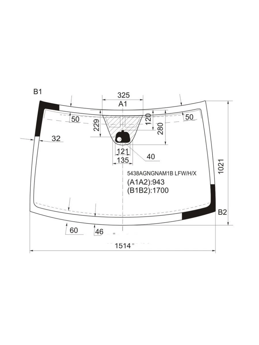 Стекло лобовое (камера, датчик дождя) XYG Toyota Land Cruiser 200 2-ой рестайлинг (2015-2021) (зеленое)  в Керчи Республика Крым