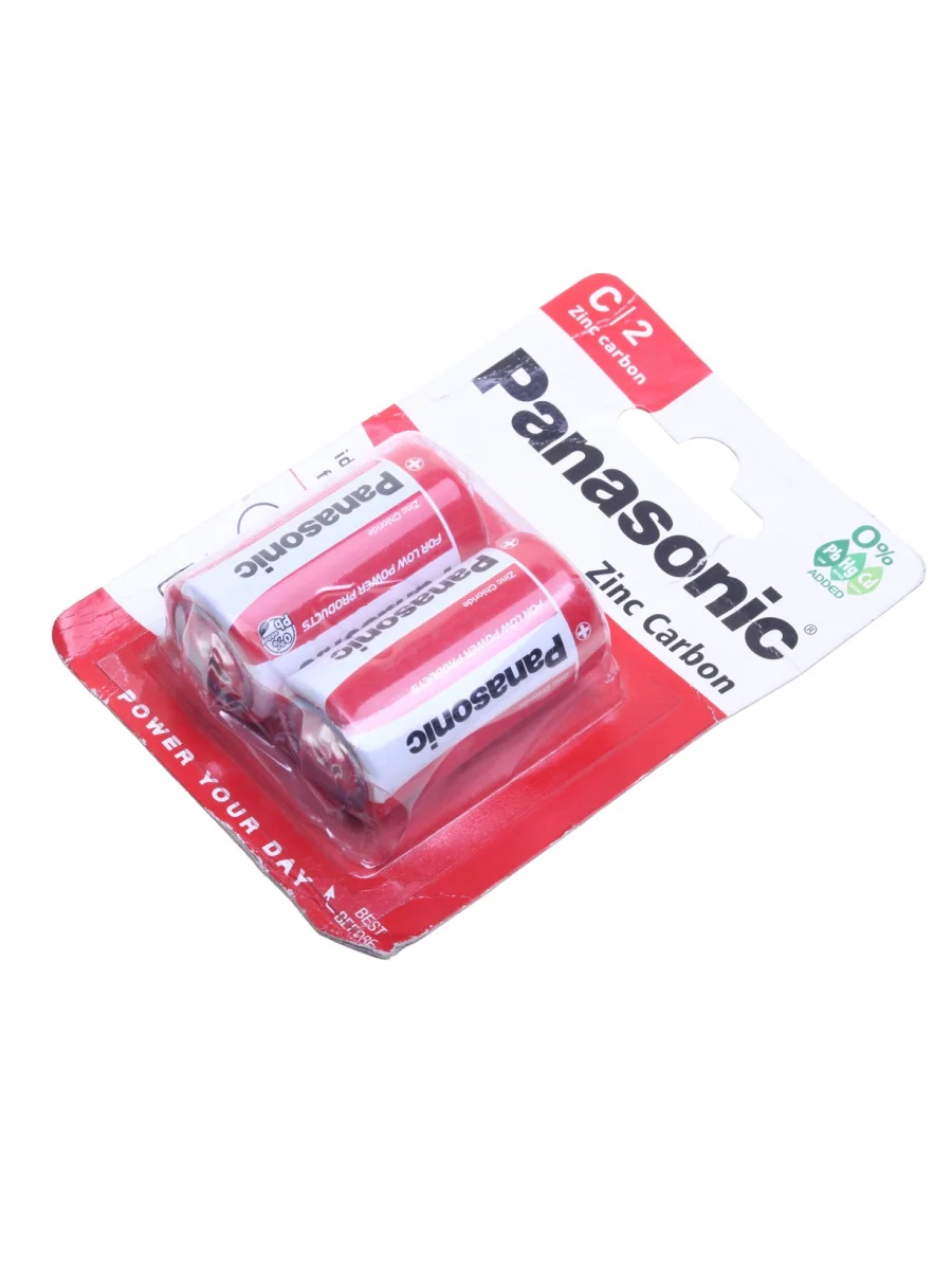 Батарейка C R14 1.5V блистер 2шт. Zinc Carbon PANASONIC  в Самаре Самарской области