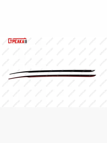 Водосток лобового стекла Премиум Стрелка 11 (черные) Seat Leon 5F хэтчбэк 5 дв. (2012-2016)
