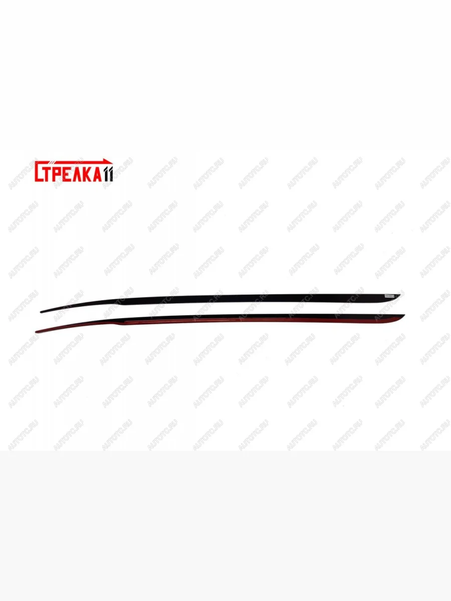 Водосток лобового стекла Премиум Стрелка 11 Seat Leon 5F хэтчбэк 5 дв. (2012-2016) (черные)  в Перми Пермском крае