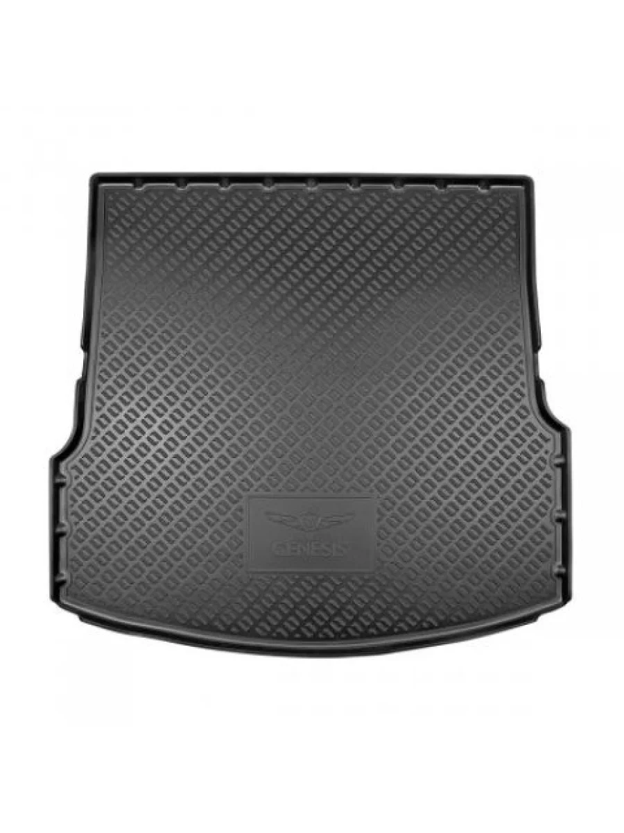 Коврик багажника (полиуретан) Norplast Unidec GENESIS G70 IK седан рестайлинг (2020-2022) (черный)  с доставкой в г. Керчь
