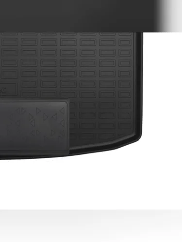 Коврик в багажное отделение с защитным фартуком Norplast Unidec (черный) JAC T9 Pickup Double Cab (2021-2025)