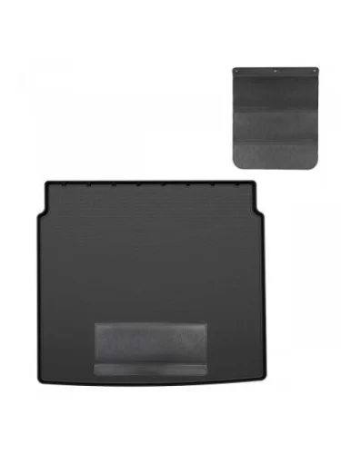 Коврики в багажное отделение с защитным фартуком Norplast Unidec (черный) Peugeot e-2008  1 (2021-2025)