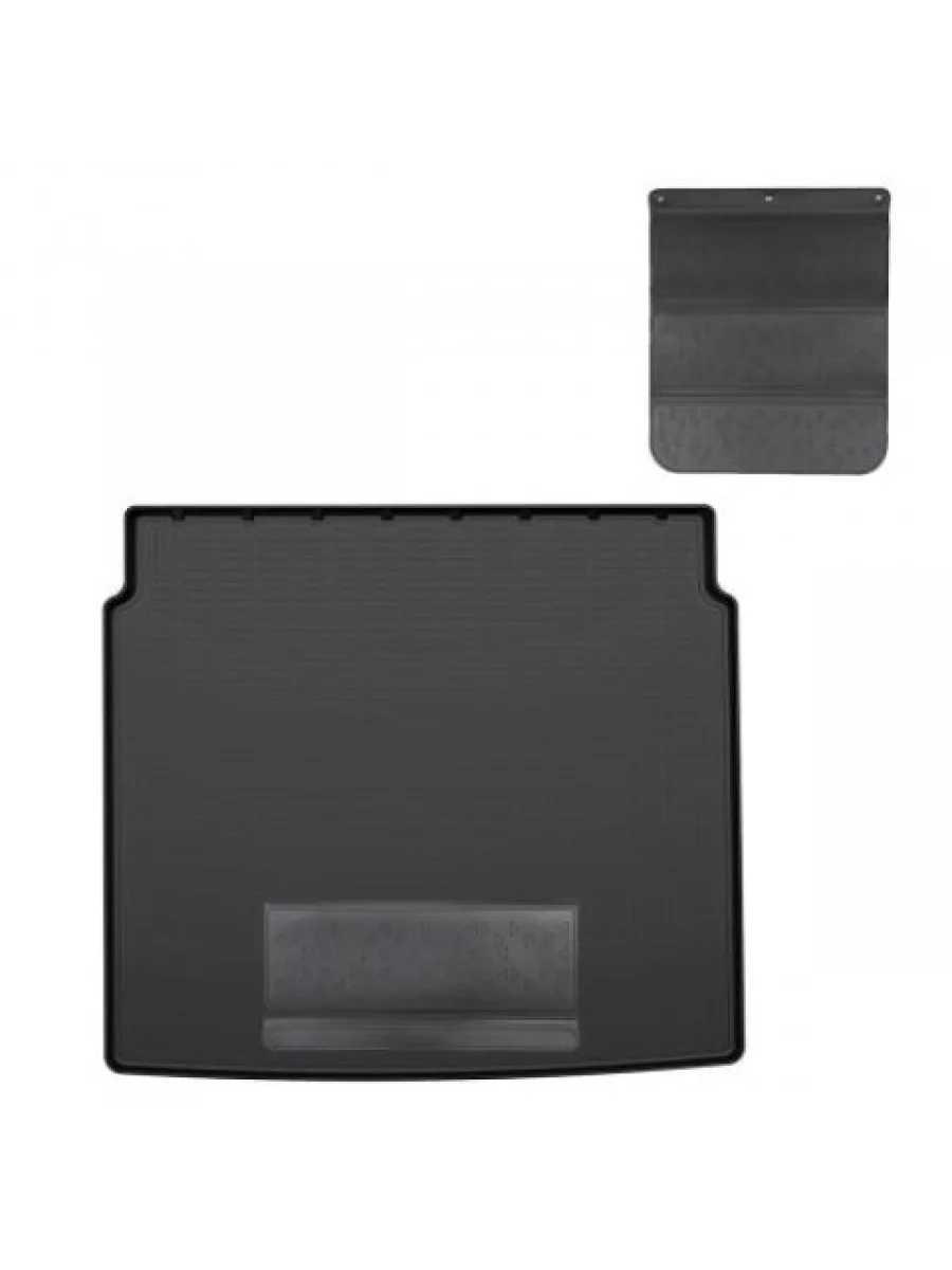 Коврики в багажное отделение с защитным фартуком Norplast Unidec  Peugeot e-2008 (2021-2025) 1 (черный)  в Самаре Самарской области