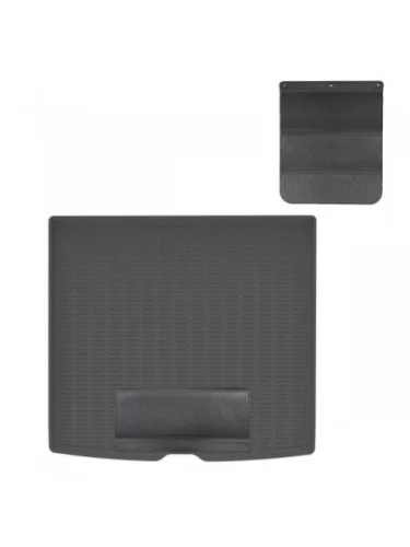 Коврик в багажное отделение с защитным фартуком Norplast Unidec (черный) Volvo C40 1 (2021-2025)