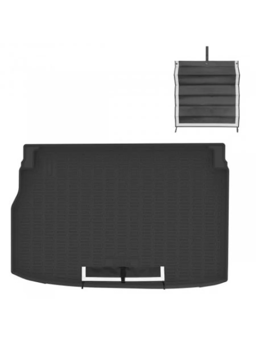 Коврик в багажное отделение с текстильным фартуком Norplast Unidec  Opel Astra (2021-2025) L (черный)  в Самаре Самарской области