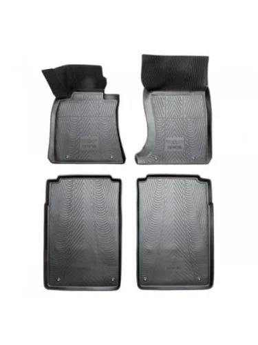 Коврики салонные (Limousine) Norplast Unidec (черные) GENESIS G90  HI (2016-2019) дорестайлинг, седан