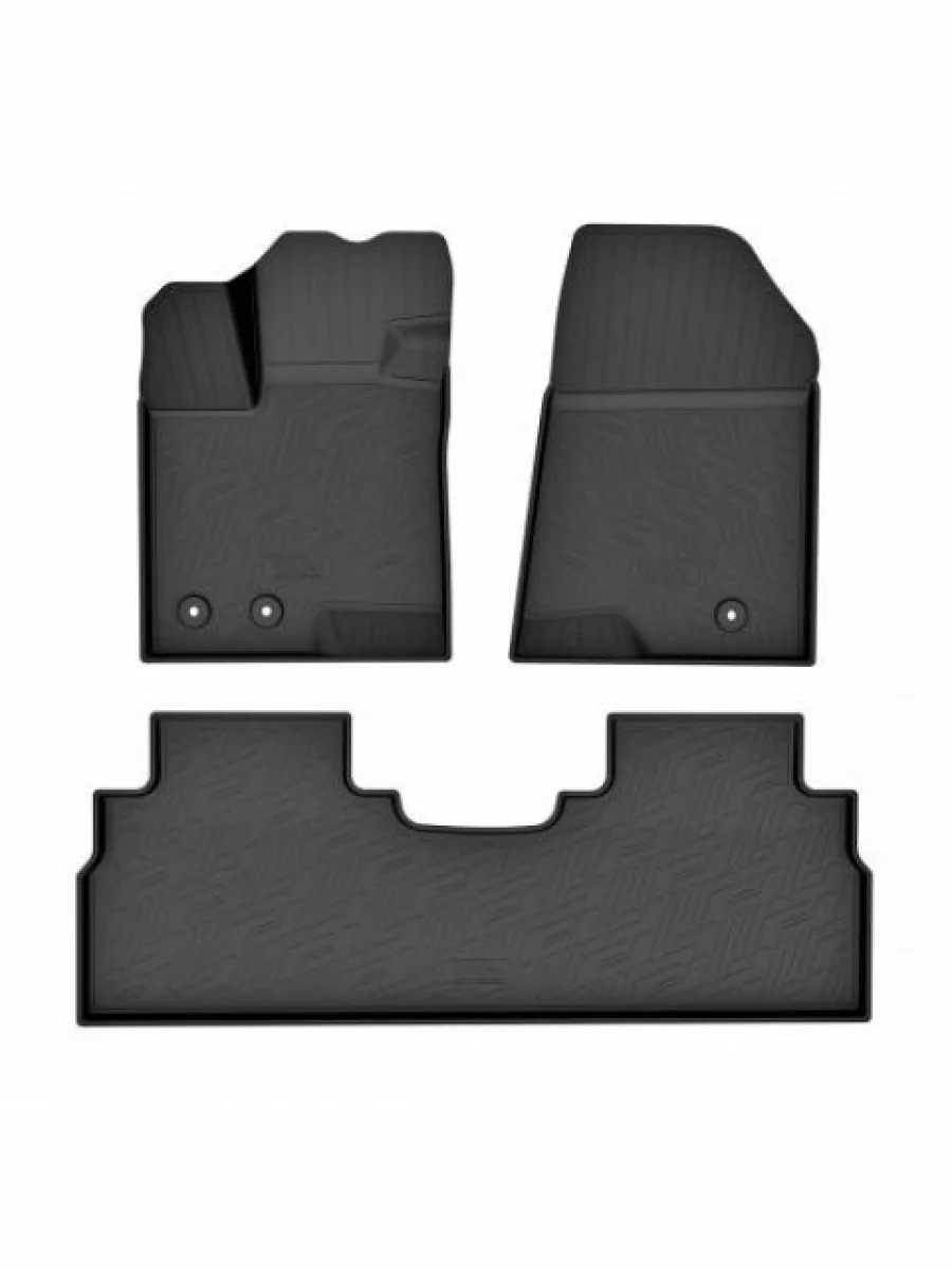 Коврики салонные 2WD Norplast Unidec Haval F7 (2024-2025) (черные)  в Керчи Республика Крым