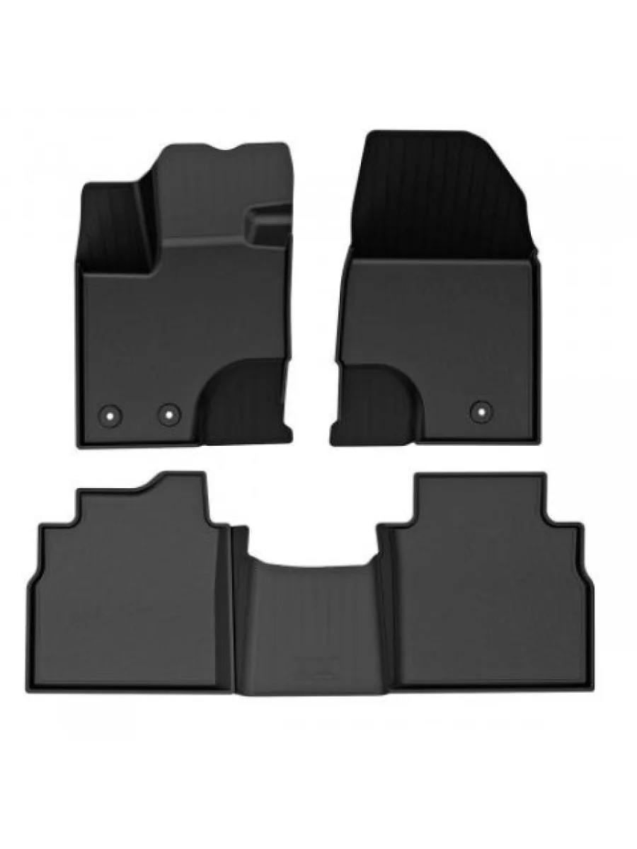 Коврики салонные 4WD Norplast Unidec Haval F7 (2024-2025) (черные)  в Перми Пермском крае
