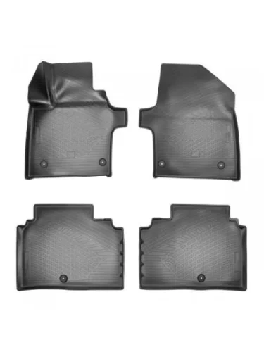 Коврики салонные Norplast Unidec (черные) KIA EV6 1 CV дорестайлинг (2021-2024)