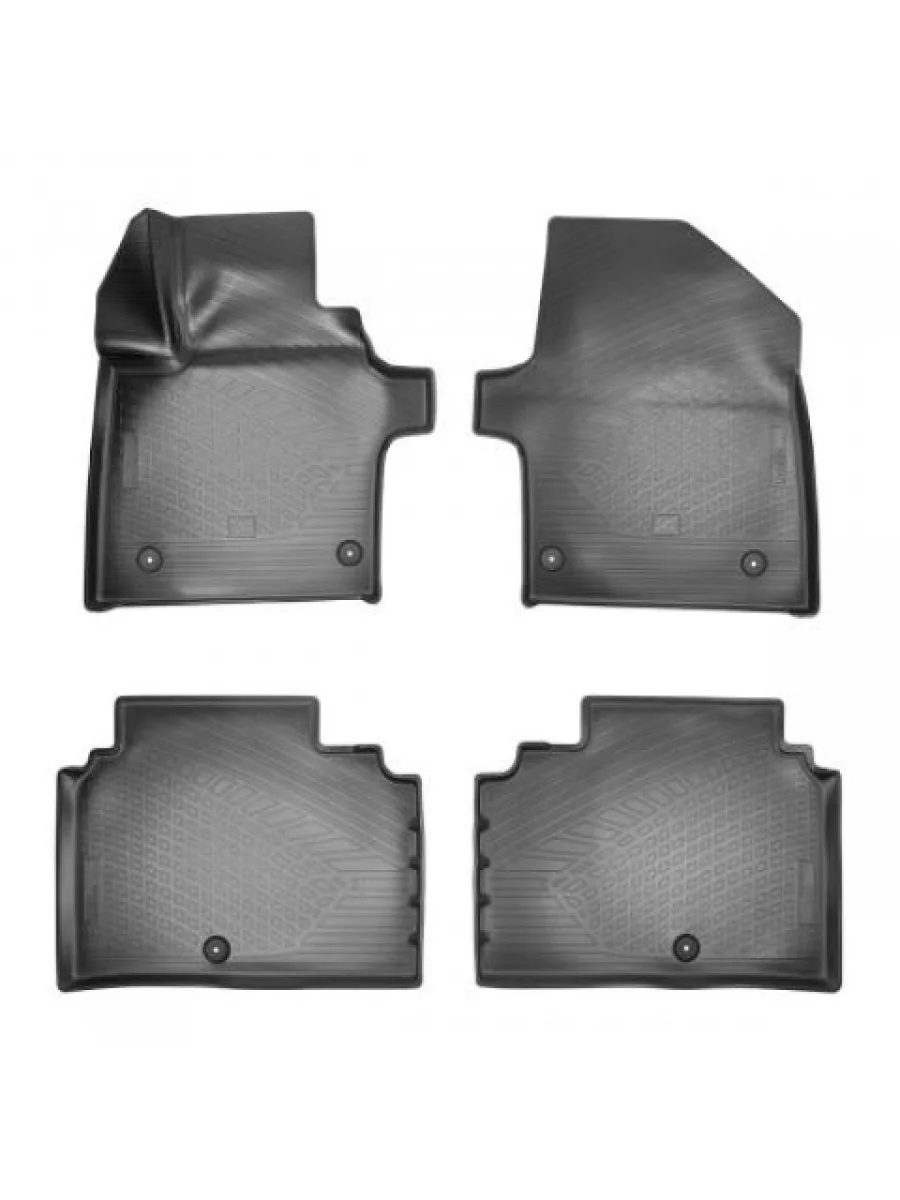 Коврики салонные Norplast Unidec  KIA EV6 (2021-2024) 1 CV (черные)  в Самаре Самарской области