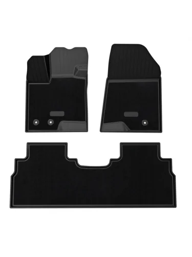 Коврики салонные комбинированные (2WD) Unidec (черные) Haval F7 (2024-2025)