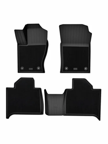 Коврики салонные комбинированные Unidec (черные) Tank 400 (2023-2025)