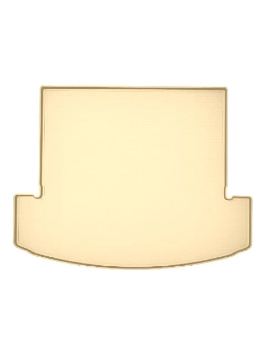 Коврик багажника (полиуретан, 7 мест) Norplast Unidec  Hyundai Santa Fe (2022-2025) 5 MX5 (бежевый)  в Перми Пермском крае