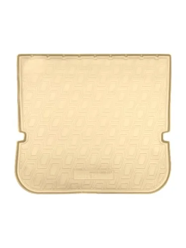 Коврик багажника (полиуретан, сложенный 3 ряд) Norplast Unidec (бежевый) SWM G05 PRO рестайлинг (2022-2025)