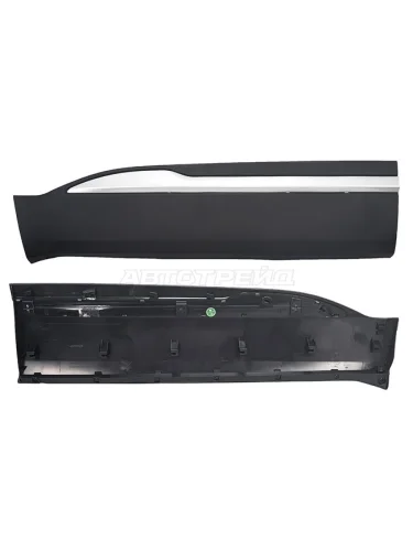 Передний правый молдинг двери SAT (черный) Chery Tiggo 7 Pro Max T1E дорестайлинг (2022-2025)