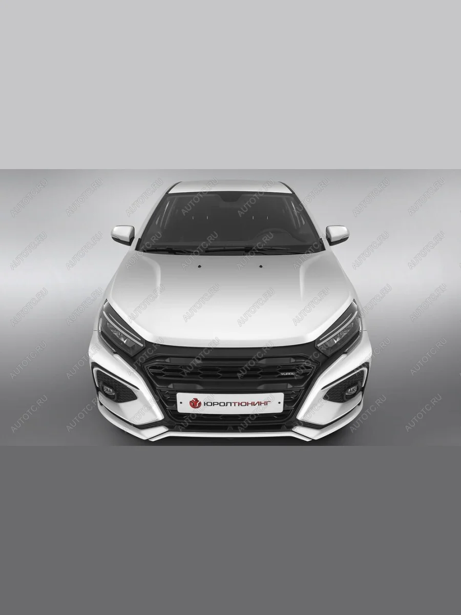 Бампер передний SWAG  Лада ВАЗ  Веста NG ( 2180,  SW 2181), Веста Кросс NG ( 2180,  SW 2181) (С отверстиями под ПТФ, неокрашенный)  с доставкой в г. Керчь