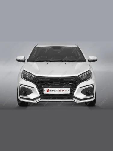 Бампер передний SWAG (без отверстий под ПТФ) Лада ВАЗ Веста NG ( 2180,  SW 2181) - Веста Кросс NG ( 2180,  SW 2181)