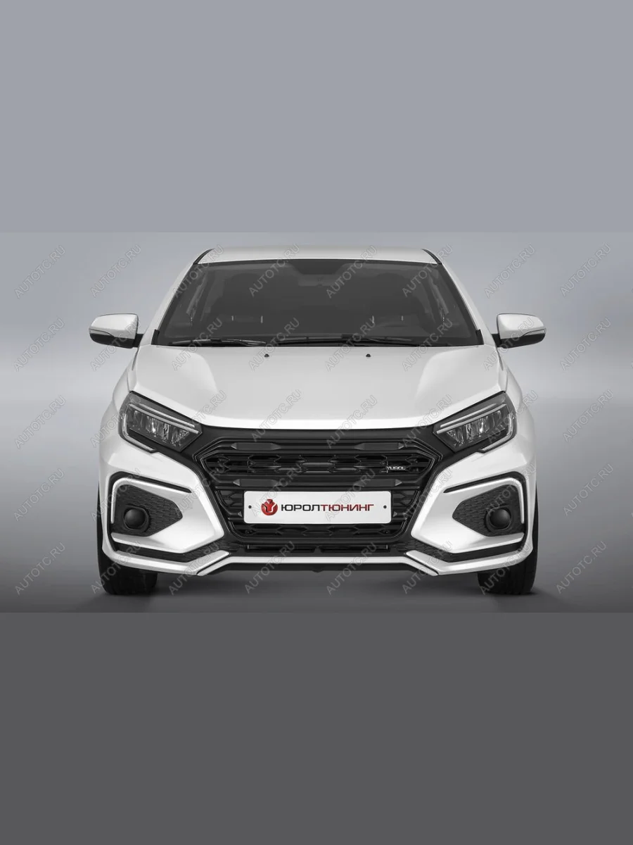 Бампер передний SWAG Лада ВАЗ Веста Кросс NG SW 2181 универсал рестайлинг (2022-2025) (без отверстий под ПТФ, неокрашенный)  в Воронеже Воронежской области