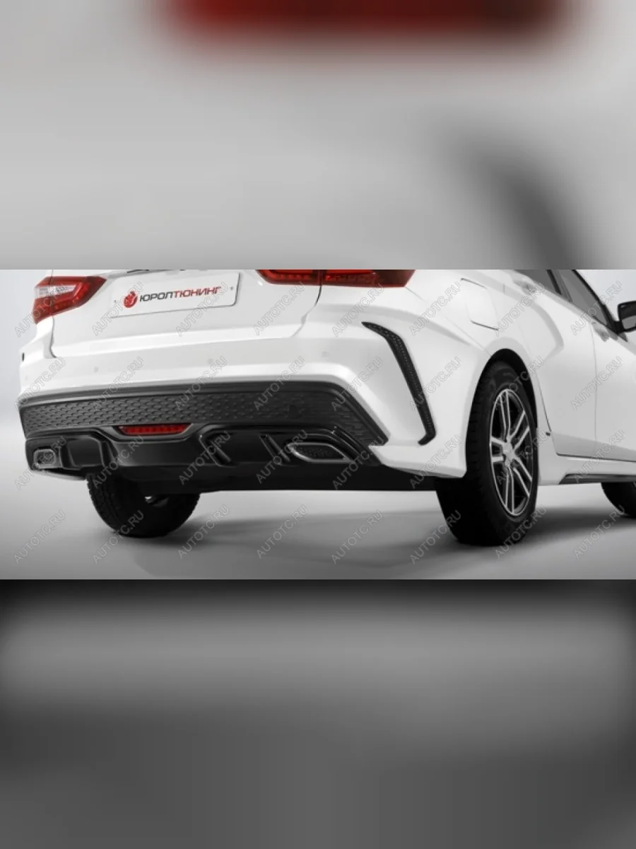 Бампер задний SWAG   Лада ВАЗ  Веста NG ( 2180,  SW 2181), Веста Кросс NG ( 2180,  SW 2181) (без отверстий под парктроник, неокрашенный)  с доставкой в г. Керчь