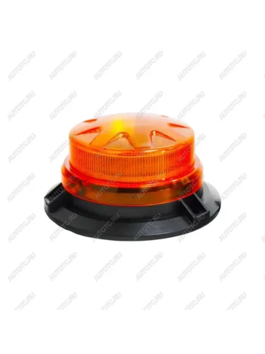 Маяк проблесковый 1224V светодиодный на магните желтый LUMEN