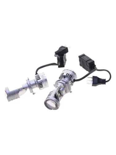 Лампа светодиодная 12V H4 P43t с линзой бокс (2шт.) XENITE