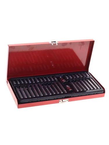 Набор бит Т20-55 H4-H12 М5-12 40 предмета в кейсе AV STEEL