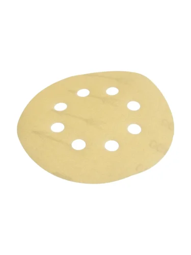 Круг абразивный на липучке P400 d=125 8 отв. бумажная основа Gold Velcro TORNADO