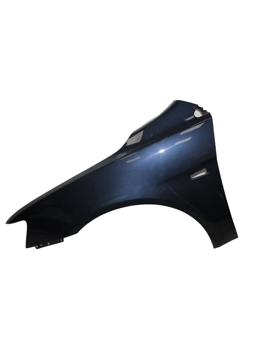 Крыло переднее левое DAR (окрашенное) Mitsubishi Lancer 10 CY седан дорестайлинг (2007-2010) (Темно-синий T65)  с доставкой в г. Керчь