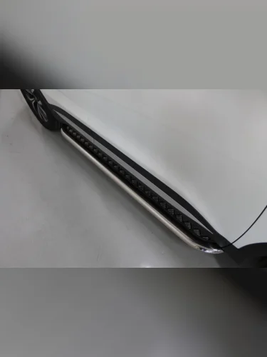 Пороги с площадкой (нерж. лист) 75х42 мм Chery Tiggo 7 PRO MAX 4WD 2025