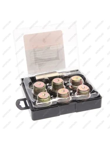 Набор инструментов для восстановления резьбы M20х1.5мм слив.отверстия 13 предм. в футляре АВТОДЕЛО