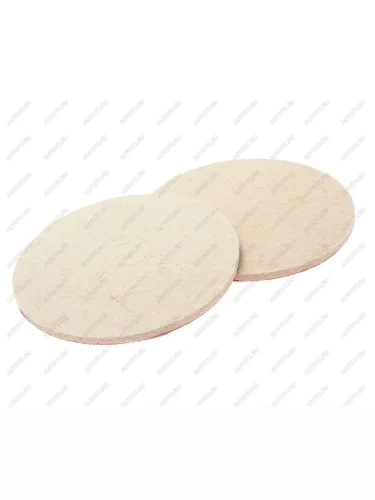 Круг полировочный 150мм войлок на липучке 2шт. АВТОДЕЛО