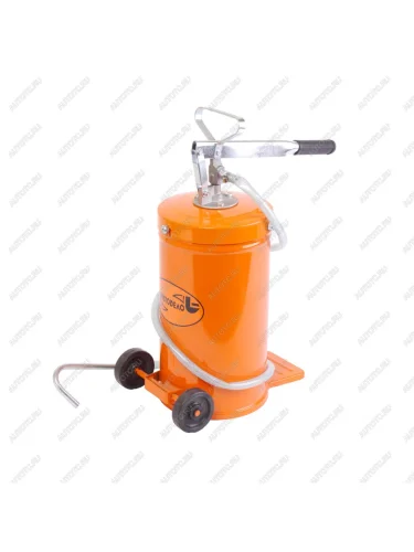 Нагнетатель масла (маслораздатчик) ручной с емкостью 16л, 85млход, передвижной АВТОДЕЛО
